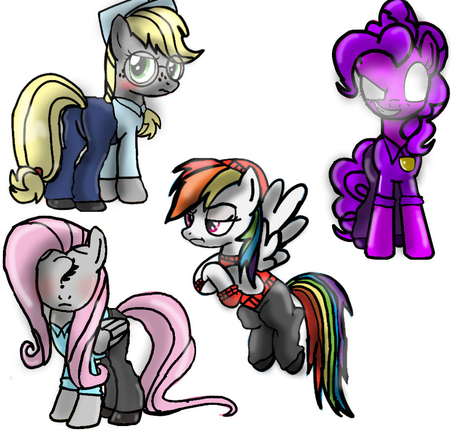 Mlp Bodyguards MLP Guards by KoopaCustard on DeviantArt