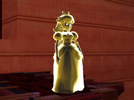 Princess Peach gold texture