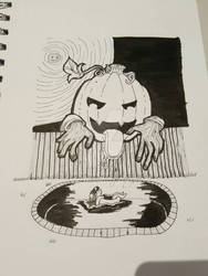 Inktober 2016 Day Four Theme Hungry