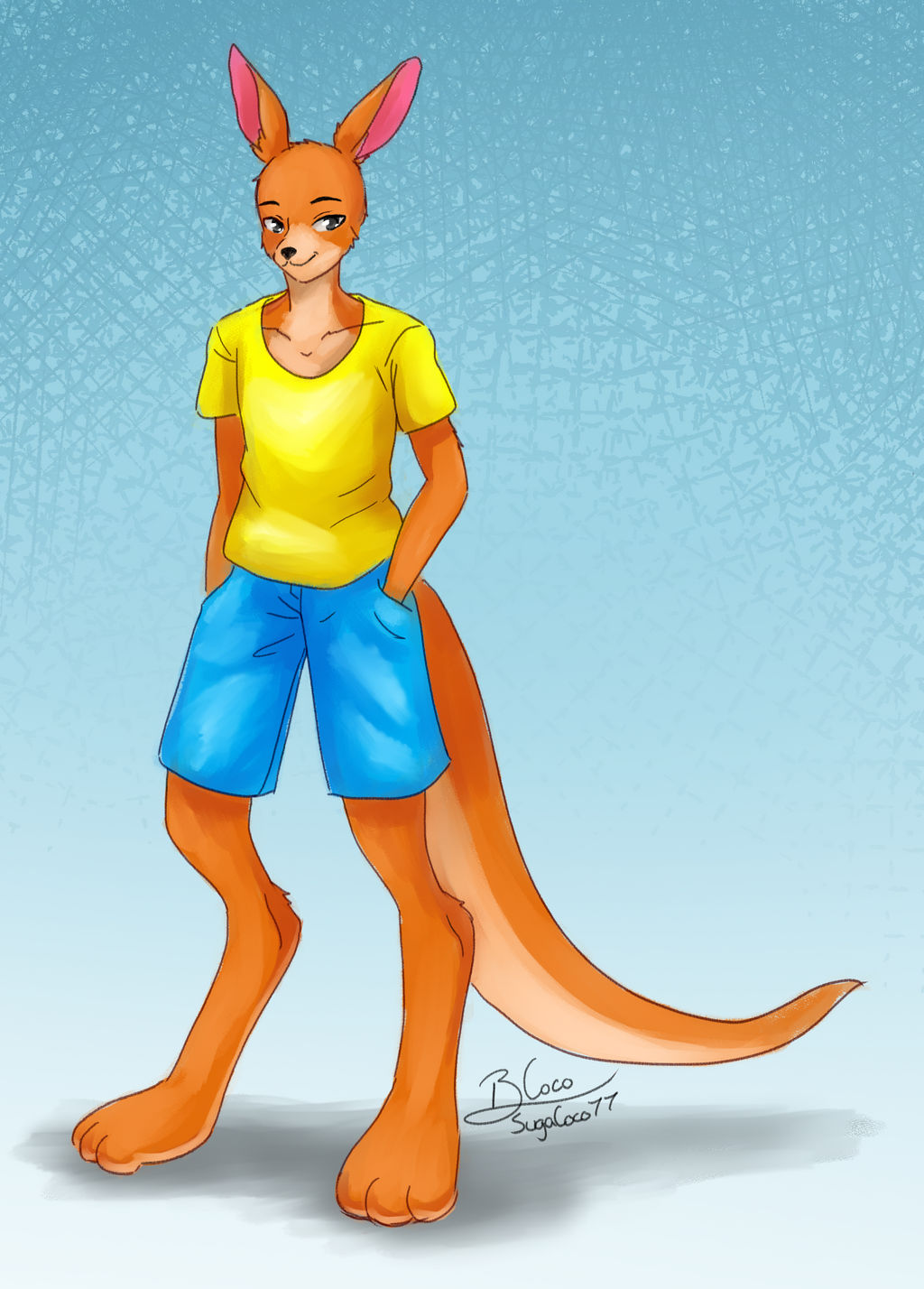 Kangaroo (Art Trade) by SugaCoco77 on DeviantArt