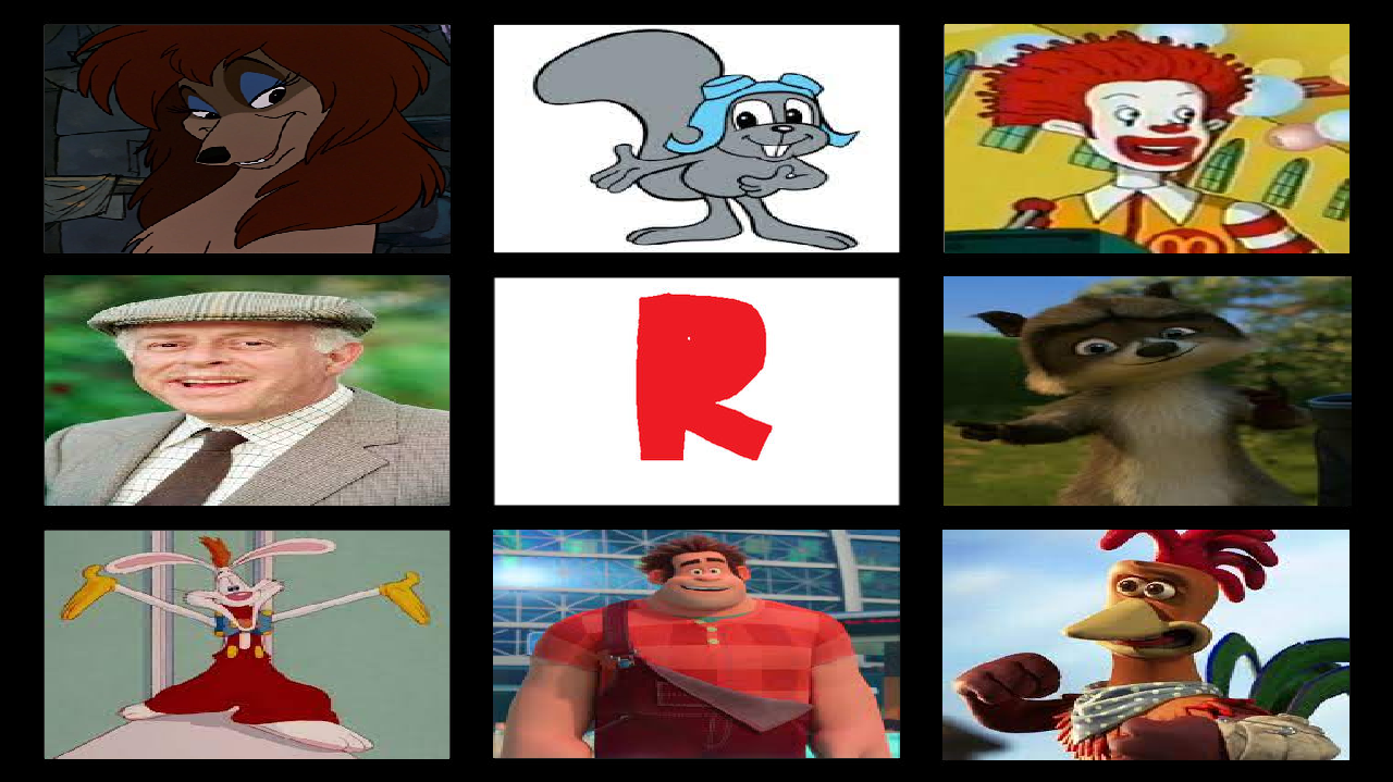 Favorite Characters who start with R by ToonFanJoeII on DeviantArt