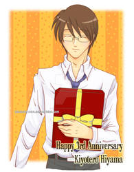 Happy 3rd anniversary - Kiyoteru Hiyama