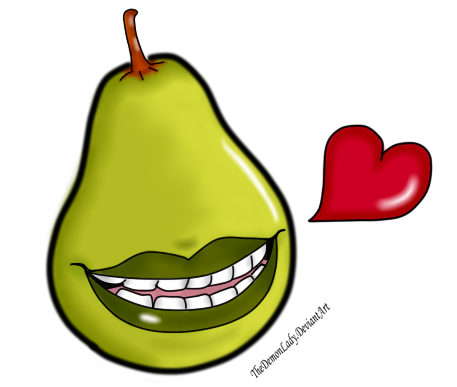 The pear loves you