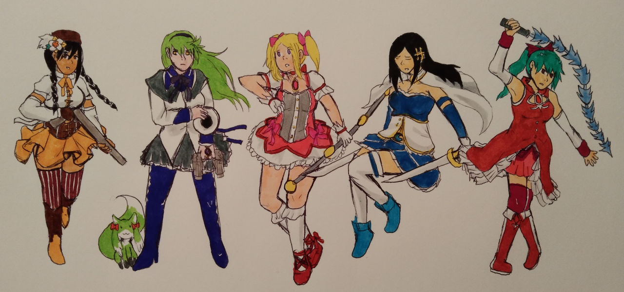 Modus Opera girls as Madoka magical girls by ModusOpera on DeviantArt