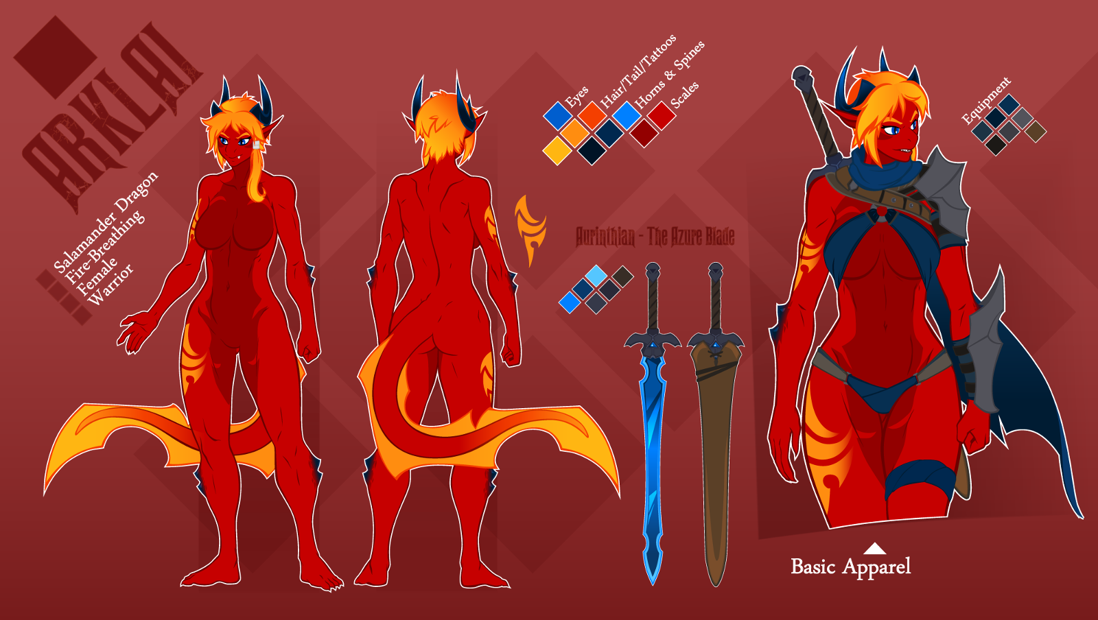 Arkla Unit Arklai Reference Sheet by Croxot on DeviantArt