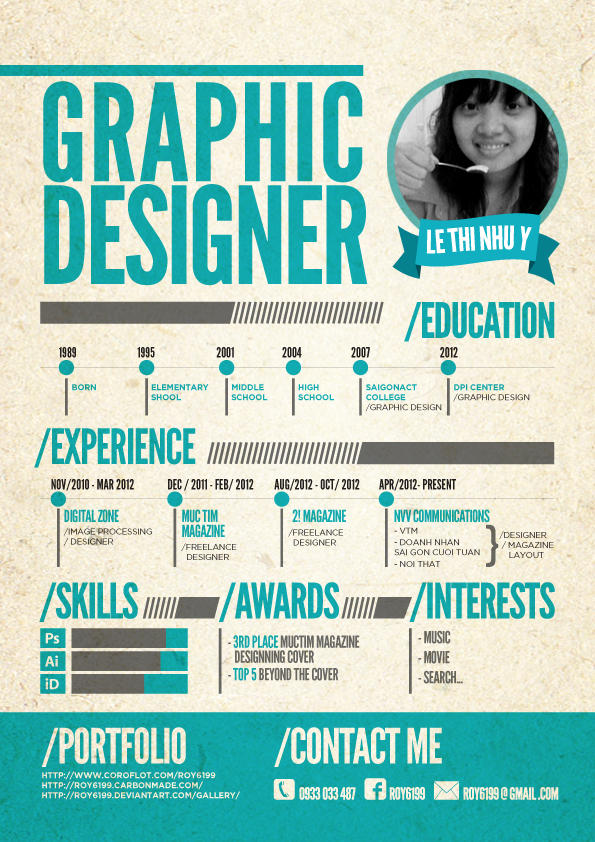CV Graphic Designer by ROY6199 on DeviantArt