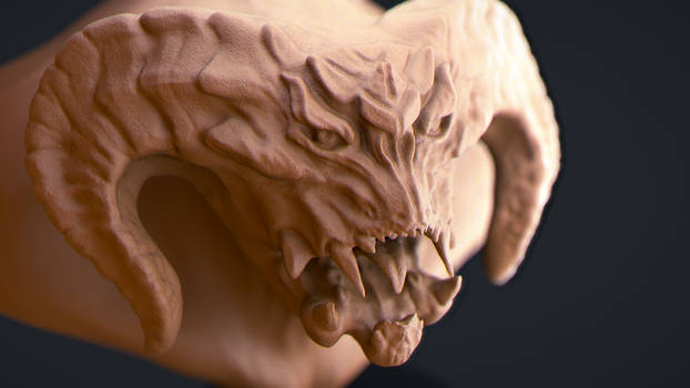 Balrog bust Sculpt