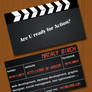 Clapperboard - business card