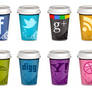 FREE Social Icons - Takeout Coffee Cup