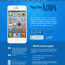 iPhone App Website Layout