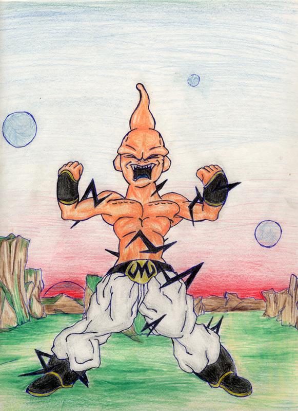 Kid Buu Rage Colored