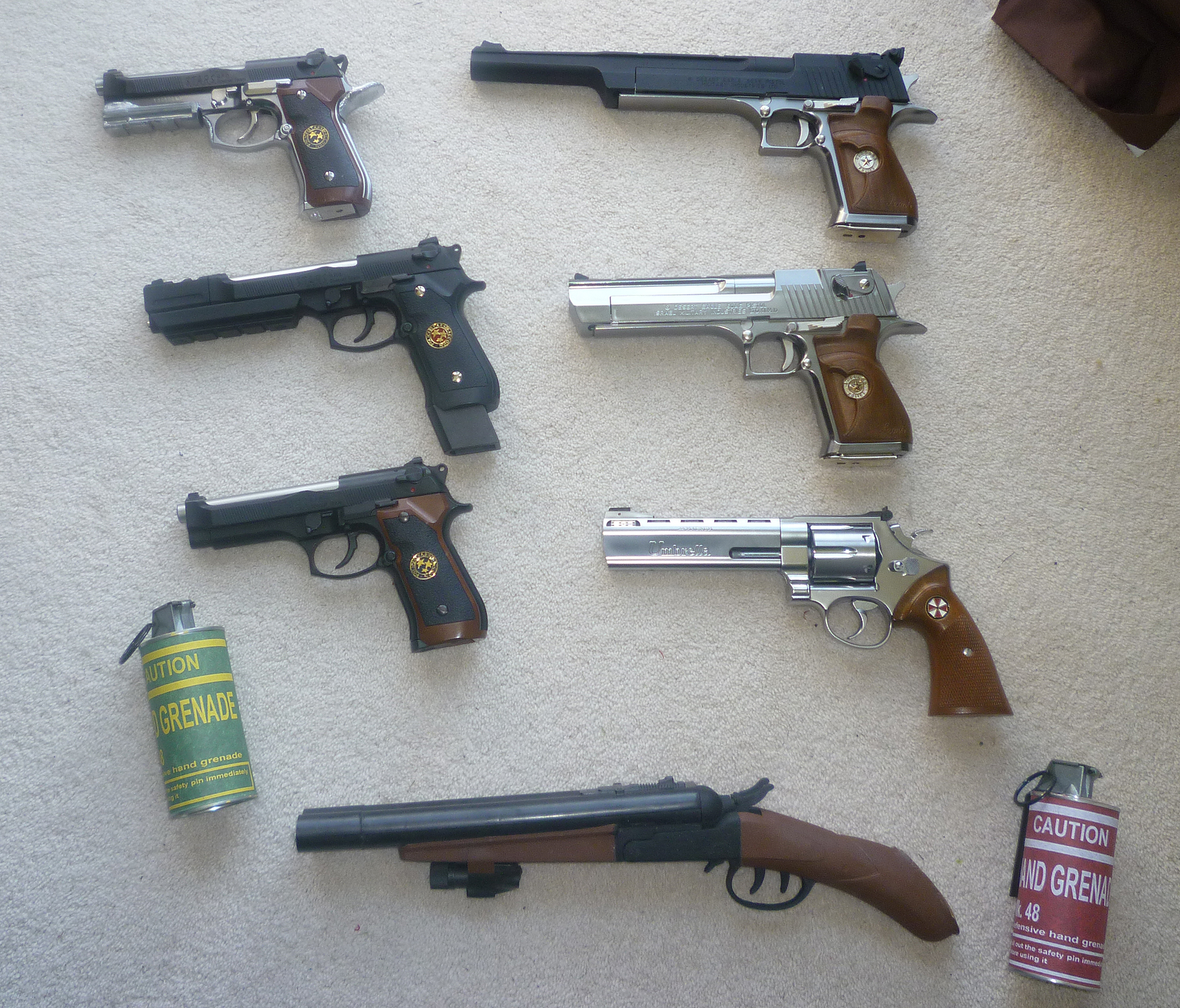 Biohazard Gun Collection