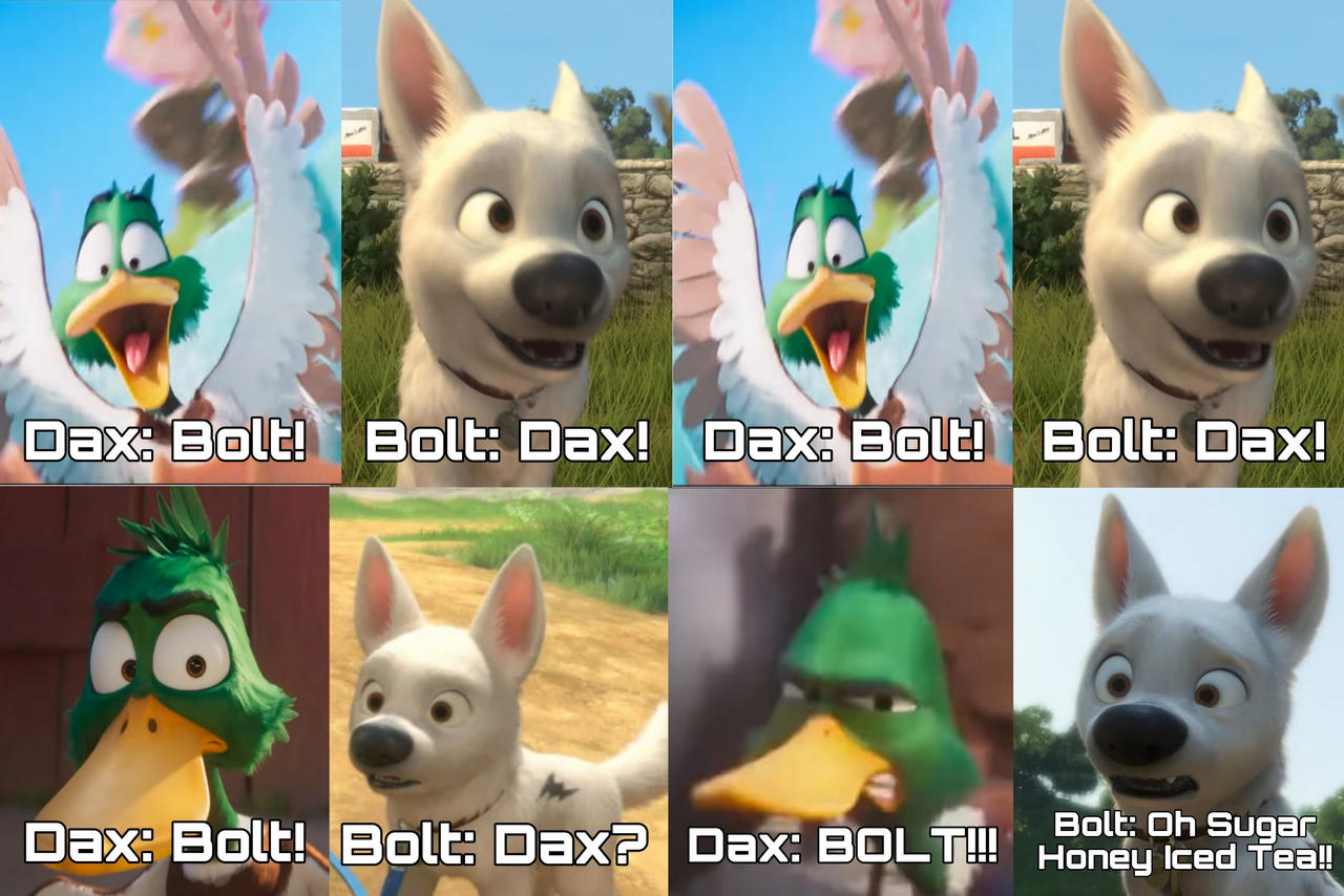 Bolt Say Oh Sugar Honey Iced Tea!! by BoltFan05 on DeviantArt