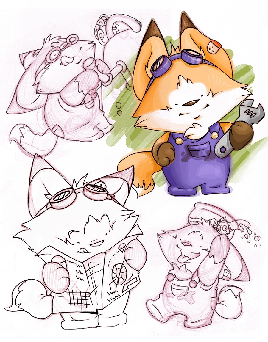 Fuzz Academy sketchdump by mree on DeviantArt