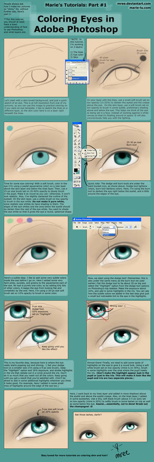 Coloring Eyes in Photoshop