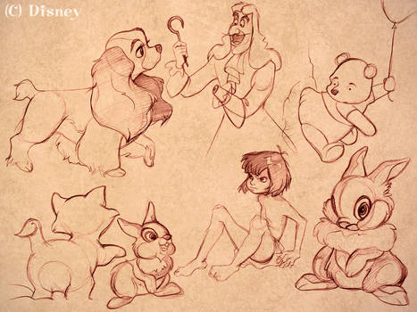 Disney Sketches