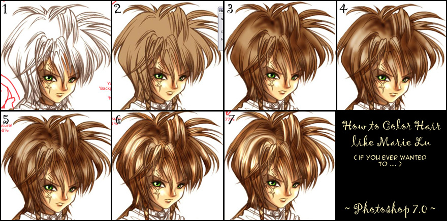 How to shade anime hair by Moemie - Make better art