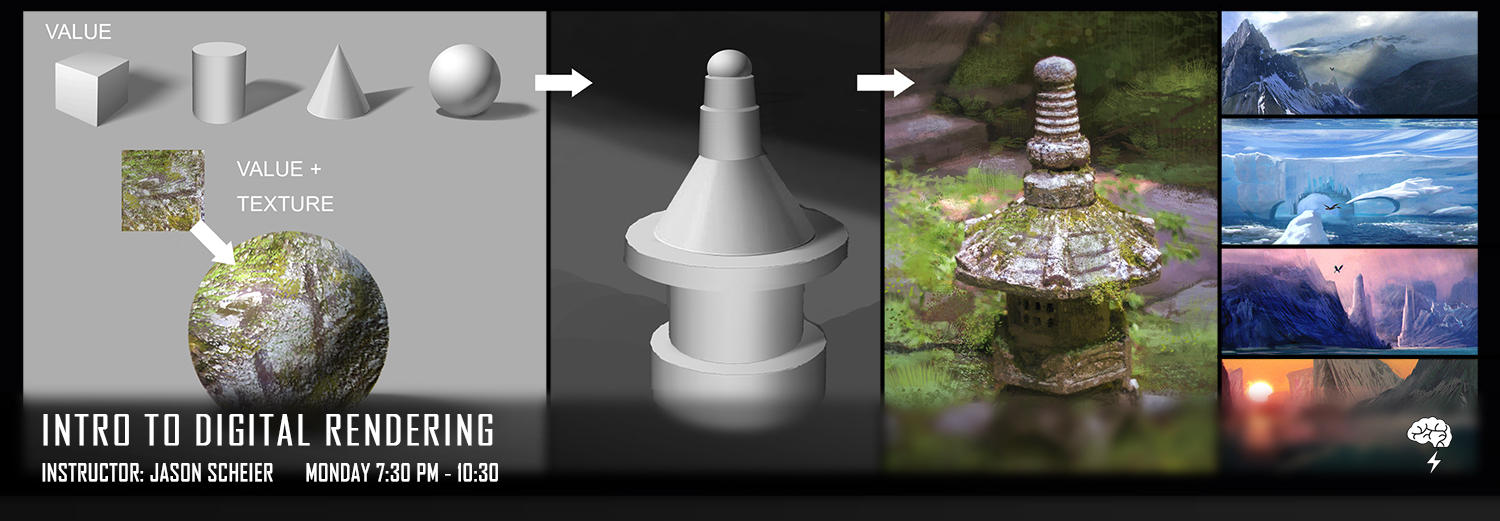Digital Rendering Tutorial Intro to Digital Rendering - Jason Scheier by BrainstormSchool on ...