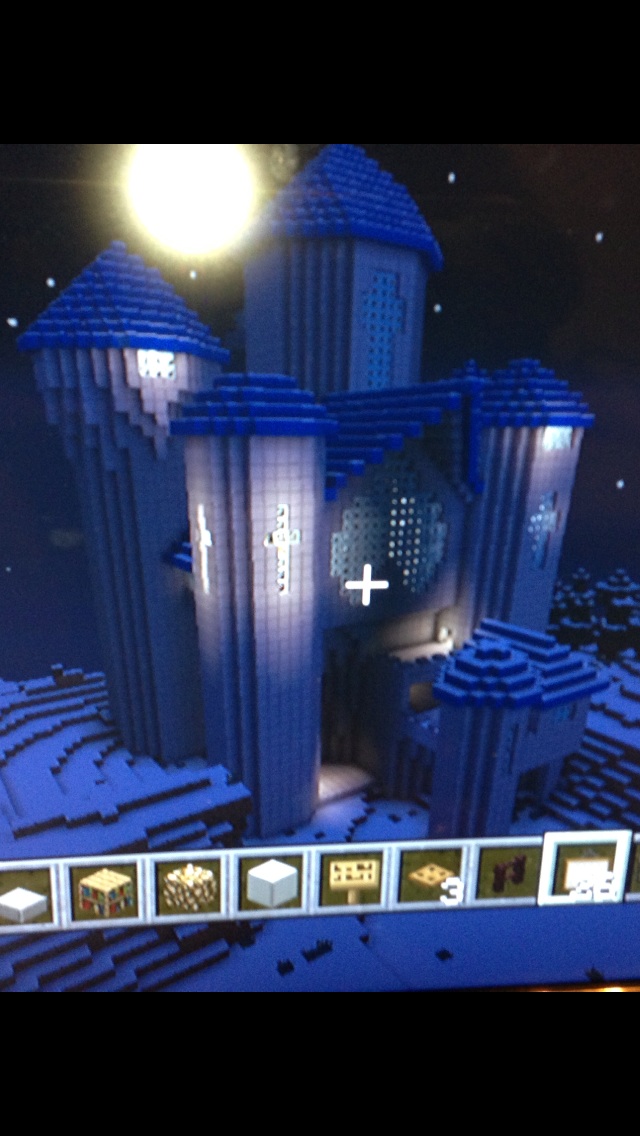 Minecraft Blue Castle