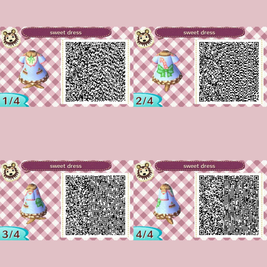 Animal Crossing New Leaf Princess Dress Qr Codes