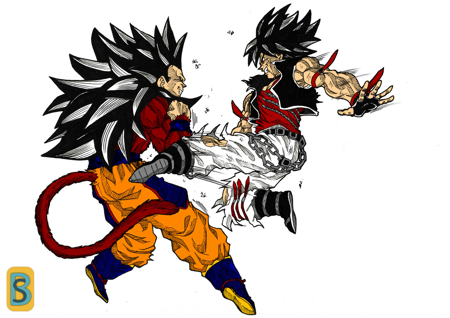 Goku Super Ssj 3- Colorido by Trajano-chan on DeviantArt