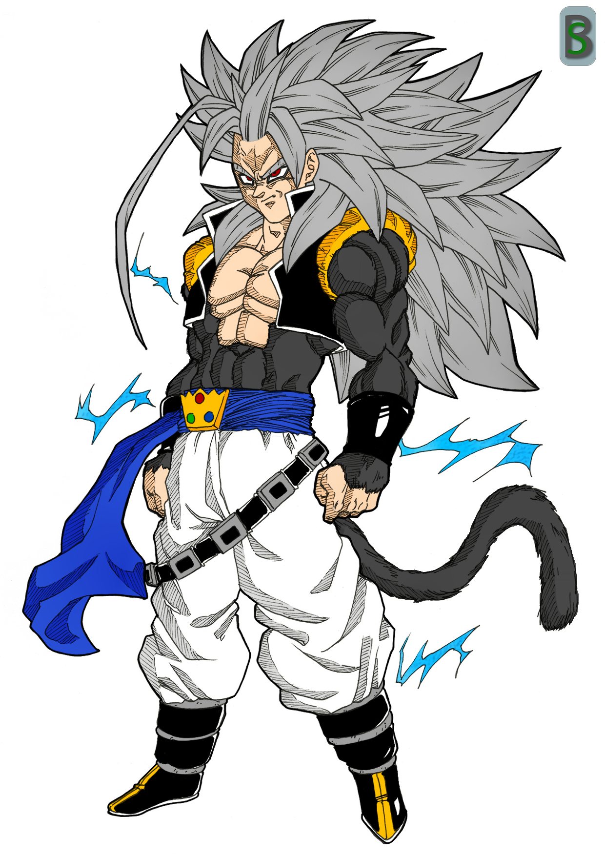 SSJ5 Broly by SpinoInWonderland on DeviantArt