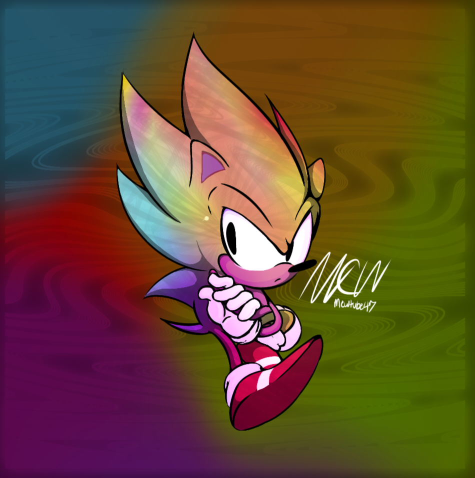 Hyper Sonic by chixnuggx14 on DeviantArt