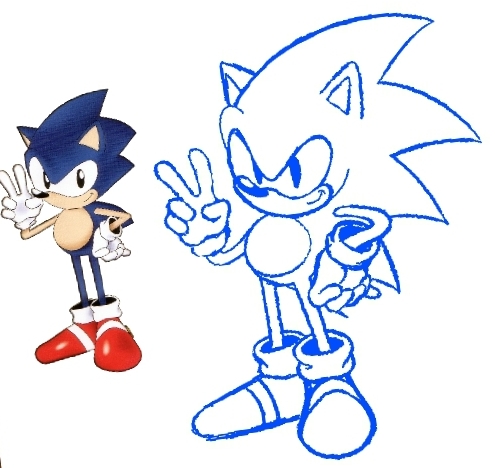 Ova Sonic Color In Sonic OVA Redraw by mewtube47 on DeviantArt