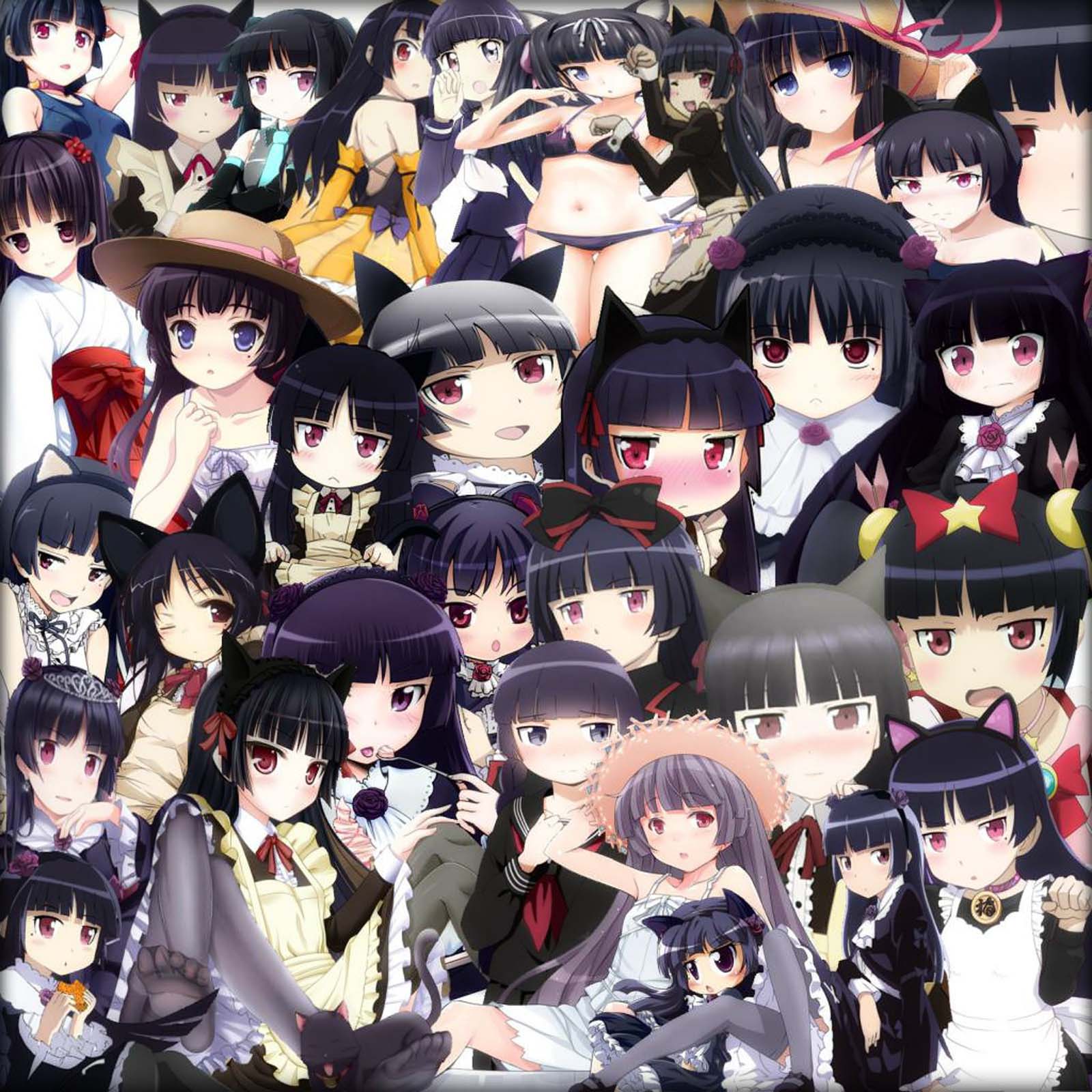 Kuroneko Wallpaper 1600x1600 by Hazakimoonphase on DeviantArt Kuroneko Wallpaper 1600x1600 by Hazakimoonphase on DeviantArt