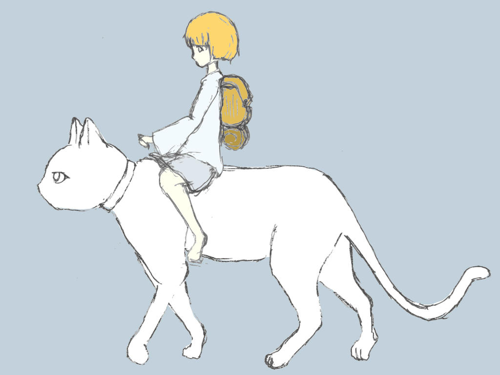 cat rider by migiris on DeviantArt