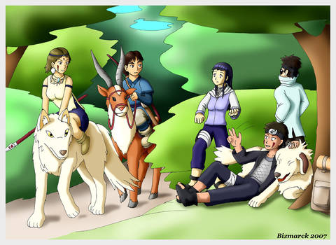 Kiba and Mononoke, clan markin