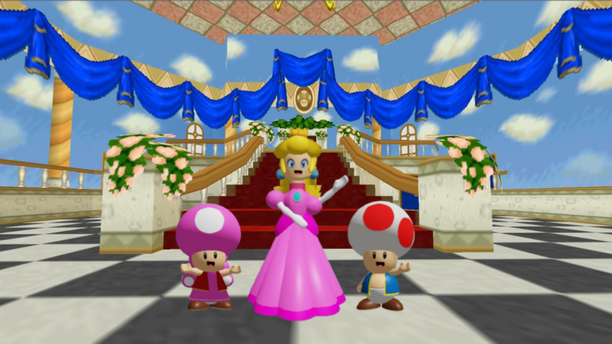 Princess Toad Racing Princess Peach, Toad, and Toadette by EBTheOriginal on DeviantArt