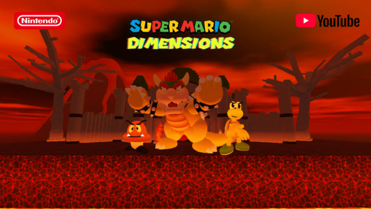 Mario Dimensions Super Mario Dimensions - Bowser's Castle Poster by EBTheOriginal on ...
