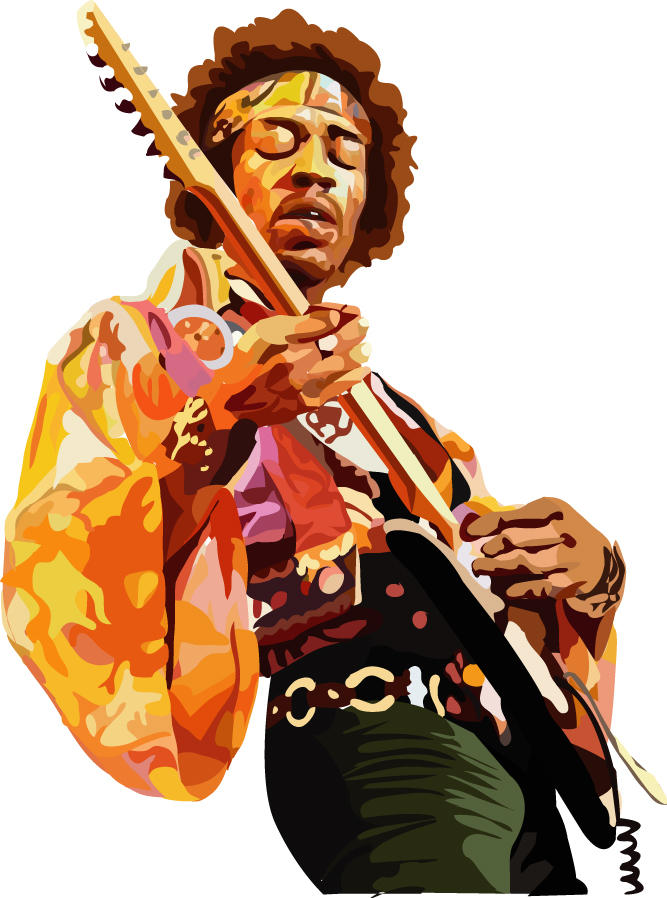 Jimi Hendrix by UncleFundip on DeviantArt