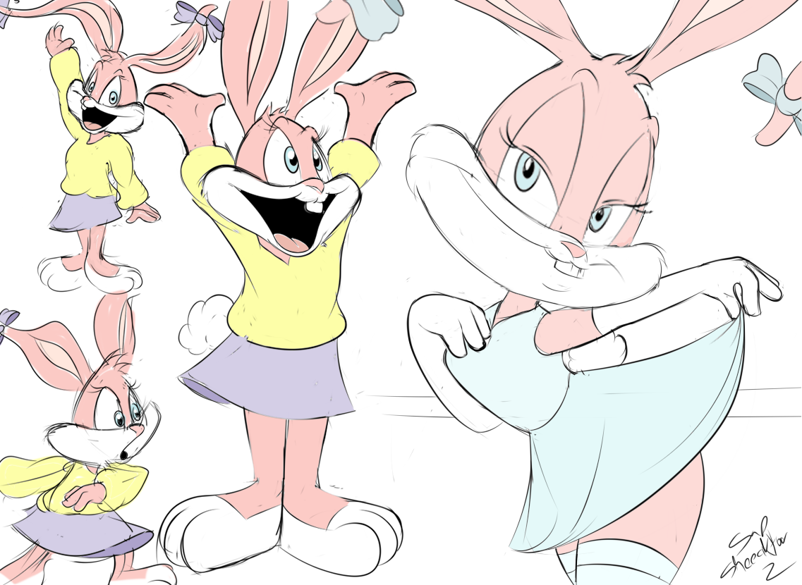 Sketchs Babs Bunny by SergioTXEDitor on DeviantArt