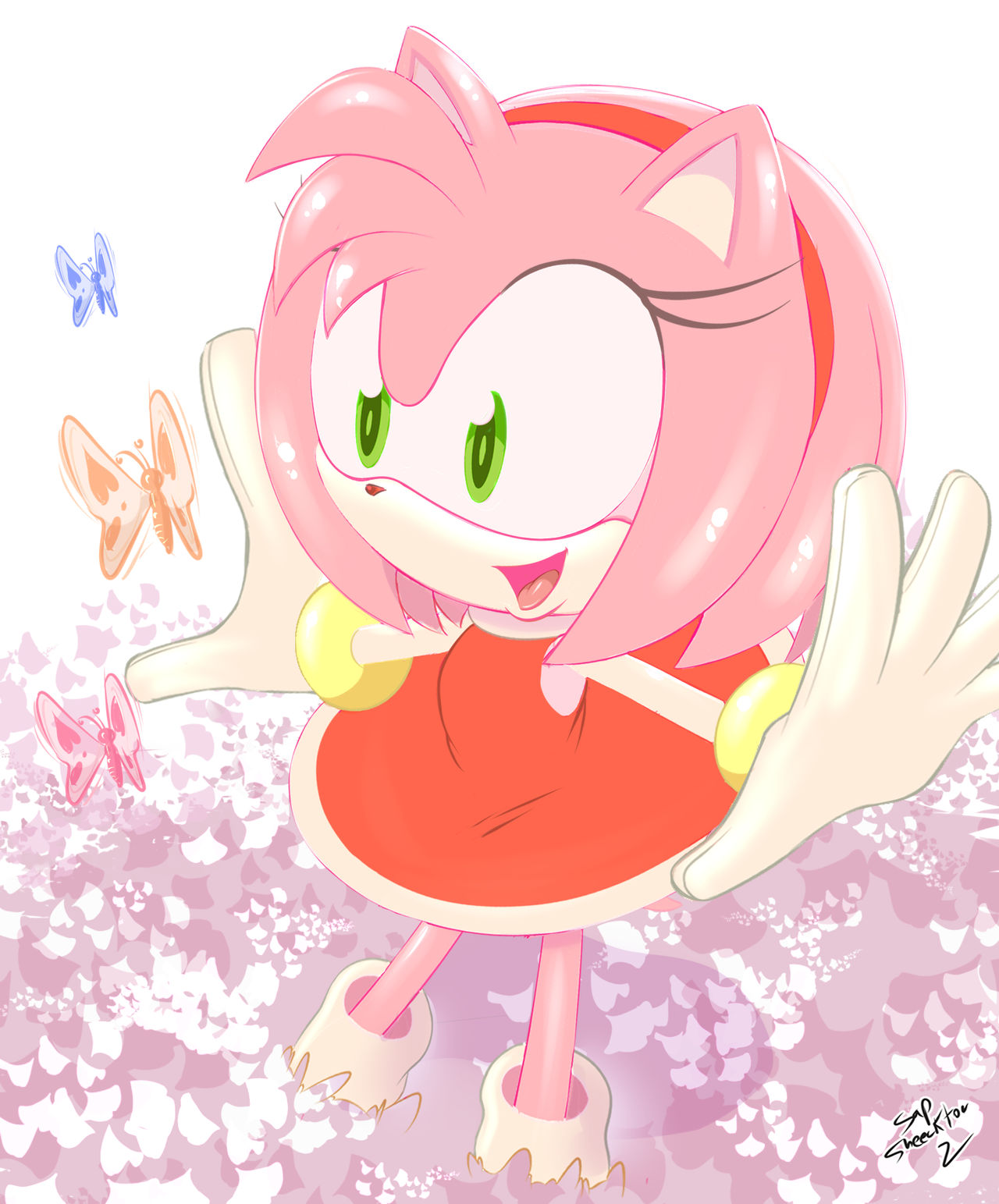 Pretty Amy Amy Rose by SergioTXEDitor on DeviantArt
