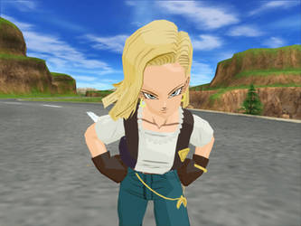Android 18 pose #107