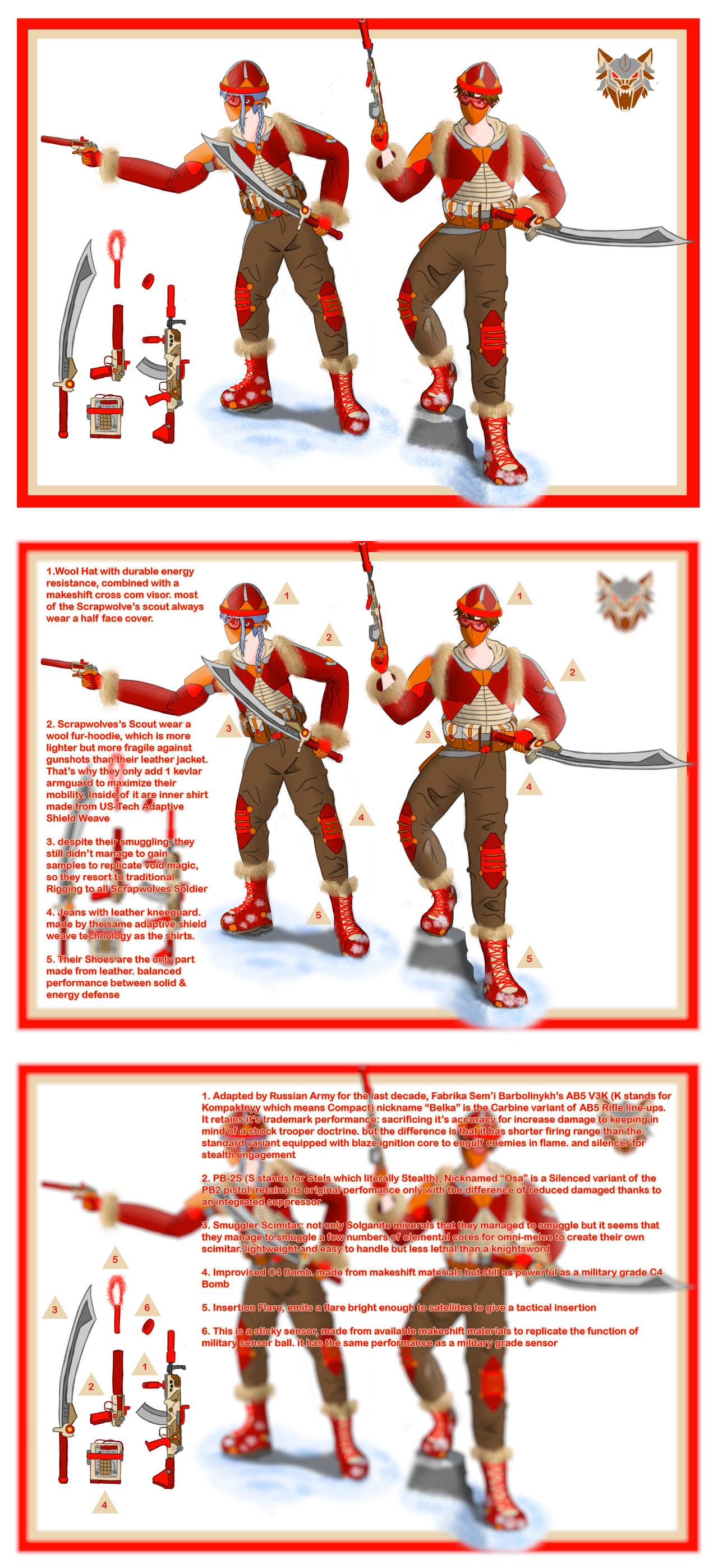 Csf Commandos Deviantart Scrapwolves - Scout (Information Sheet) by AigisOrdinance765 on DeviantArt