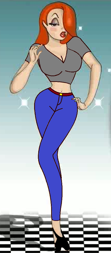 Me as Jessica Rabbit by H2olga362 on DeviantArt