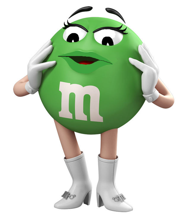 Me as The Green m+m by H2olga362 on DeviantArt
