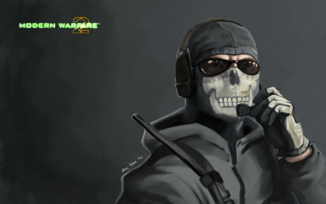 MW2 Wallpaper: Ghost by CreativeImages on DeviantArt
