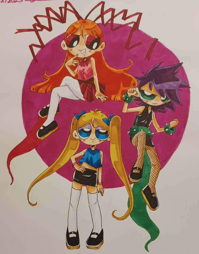 The Powerpunk Girls By Laurentoutang On DeviantArt the-powerpunk-girls-by-laurentoutang-on-deviantart