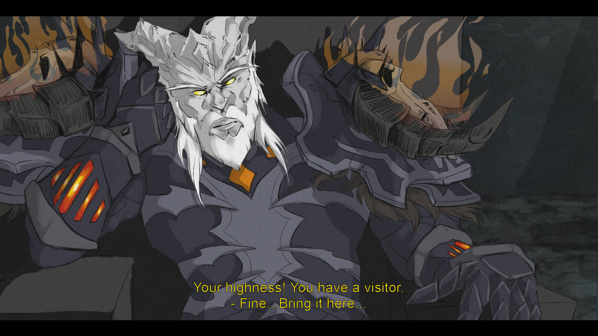 Grumpy leader by Qareniel on DeviantArt