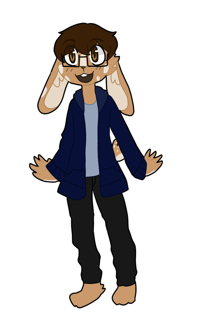 Blue Rabbit Fursona Bunny Fursona by ShadowSpades23 on DeviantArt