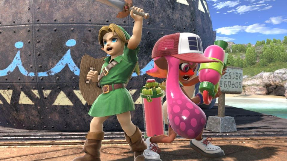 Young Link x (Pink) Inkling by TyTheKiller on DeviantArt