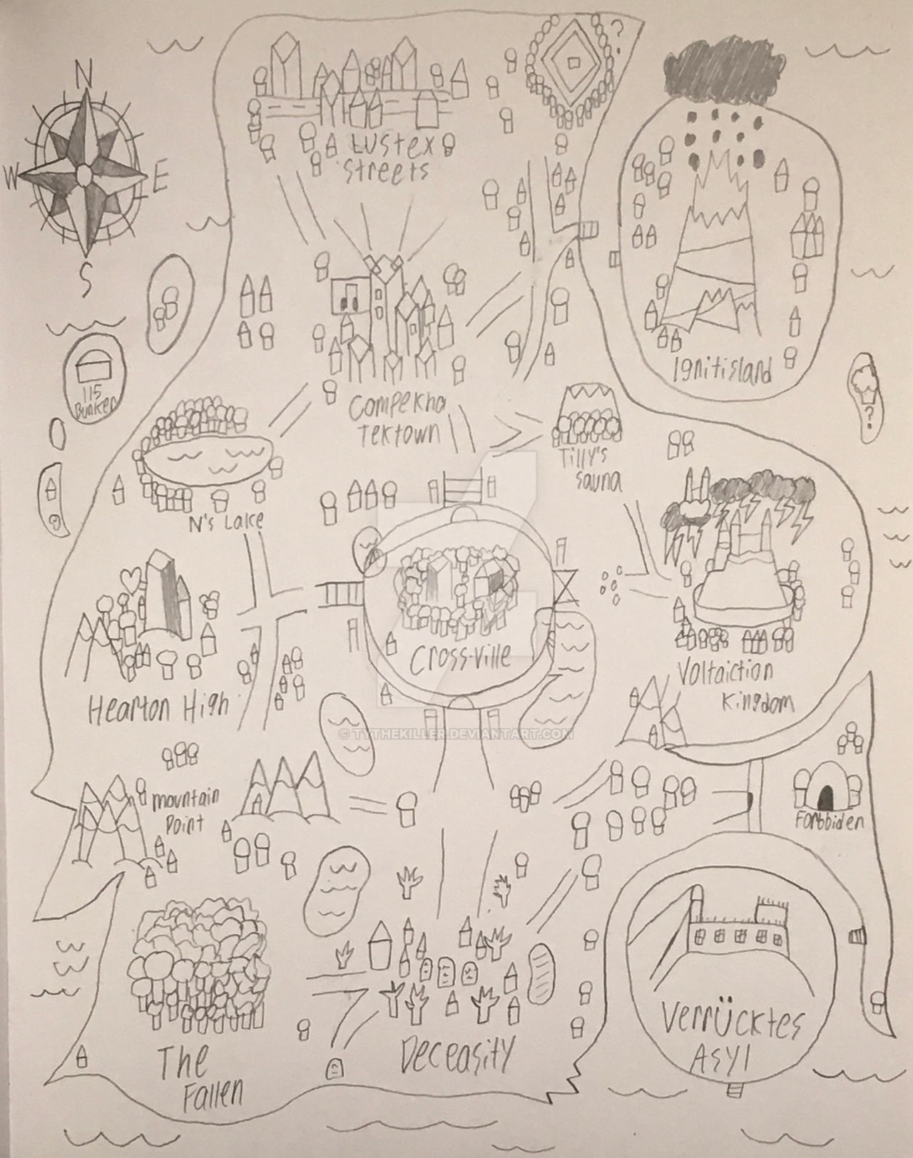 Temerant Map Map of Temporal by TyTheKiller on DeviantArt