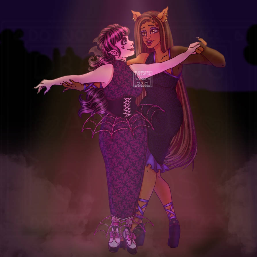 Clawdeen x Draculaura by Dreamingaboutclouds on DeviantArt