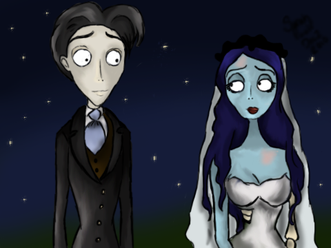 Corpse bride: Emily and Victor by SmellingSharpies on DeviantArt Corpse bride: Emily and Victor by SmellingSharpies on DeviantArt