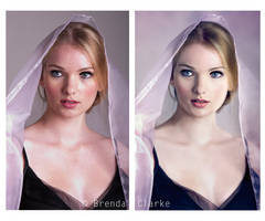 Grading and Retouching Tutorial Before and After