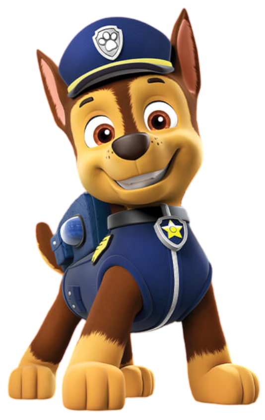 Chase Paw Patrol PNG 2024 by wcwjunkbox on DeviantArt